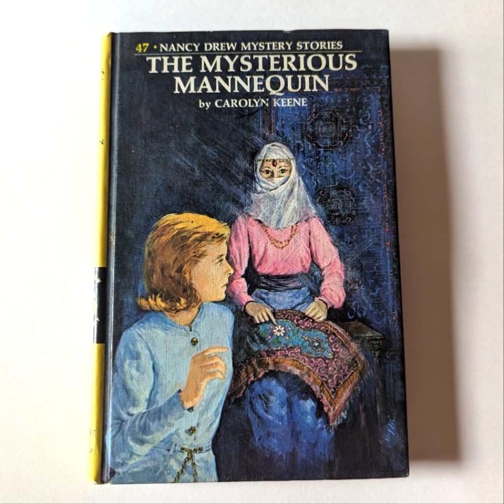 4/$20 Vintage 1970 Hardcover Nancy Drew Book #47 The Mysterious Mannequin